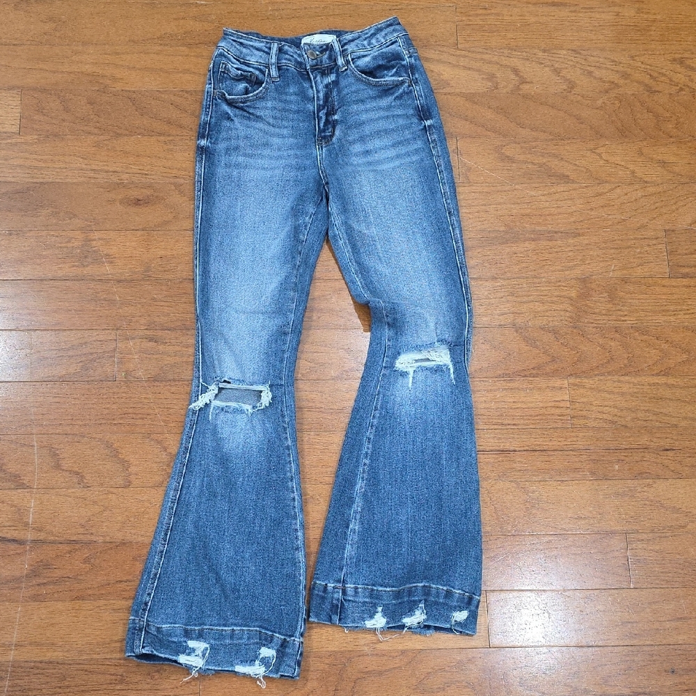 KanCan Distressed‎ Blue Flare Jeans